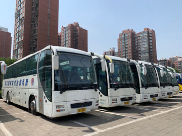 2012 Jaar Yutong 51 2de de Handbus ZK6110 van de Zetelslhd Lente met Witte kleur