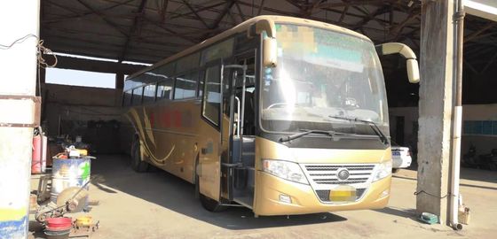 De Toeristenbus van de de diesel Zetels Tweede Hand van Yutong ZK6112D 53