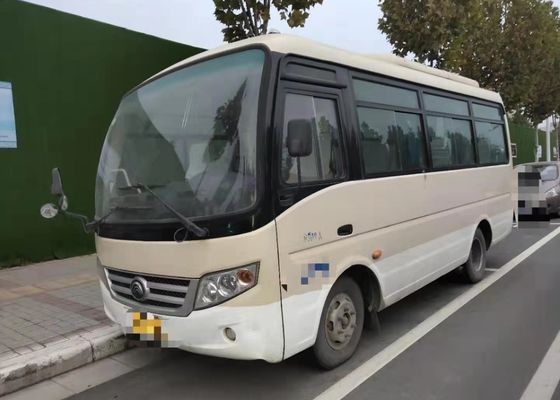 2011 Jaar Gebruikte Yutong-Bus Modelzk6608 19 Zetels Linkeraandrijving Modelzk6608 Geen Ongeval 2 As