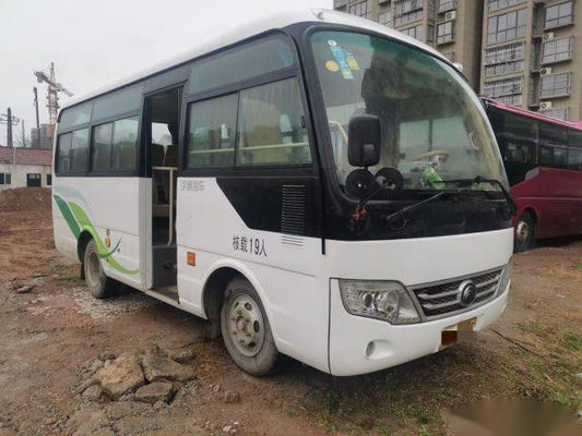 Gebruikte Yutong-Bussen Zk6609d1 19 de Gebruikte Motor 85Kw van Zetelsyuchai Mini Bus Single Door Low-Kilometer