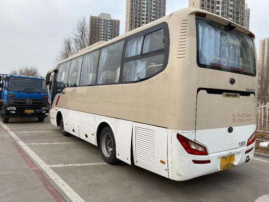 Gebruikte Kinglong-Bus Modelxmq6802 32 Bus van de de Chassis de Linkeraandrijving Gebruikte Reis van het Zetelsstaal