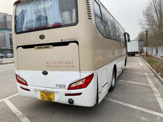 Gebruikte Kinglong-Bus Modelxmq6802 32 Bus van de de Chassis de Linkeraandrijving Gebruikte Reis van het Zetelsstaal