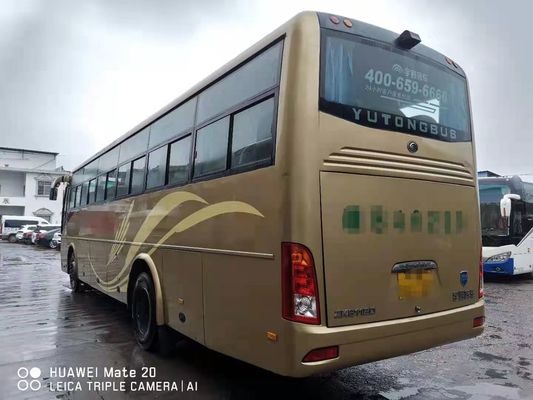 De diesel Voormotor Gebruikte Bus ZK6112D 52 van Yutong Model van de Zetels het Gele Linkeraandrijving