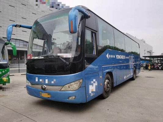 Gebruikte Yutong-Bus Zk6119 47 van de Chassis Euro IV Yuchai van het Zetelsluchtkussen van de Motor Dubbele Deuren Linkeraandrijving Gebruikte de Reisbus