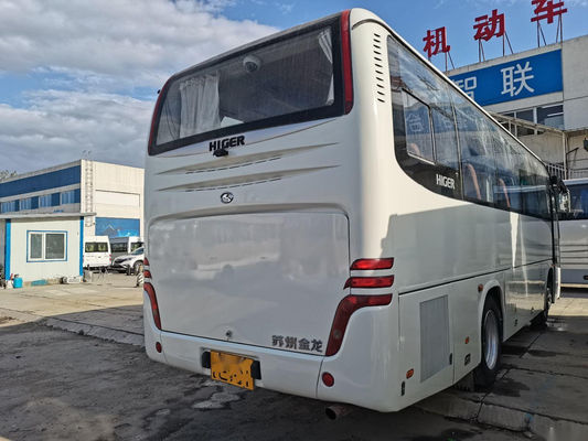 De gebruikte Zetels van de Reisbus KLQ6856 37 Verlaten de Chassis van het Leidingsstaal Euro III Gebruikte Hogere Bus