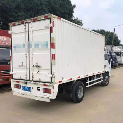 Tweede Hand 4.2m Van Used Light Duty 4x2 Isuzu 10 Ton Diesel Cargo Truck