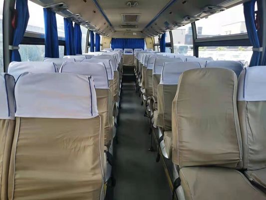 Gebruikte Yutong-Bus 51 Bus van de de Leidingsreis van het Zetelszk6110 Luchtkussen de Chassis Verlaten Lage Kilometer Yuchai Achtermotor