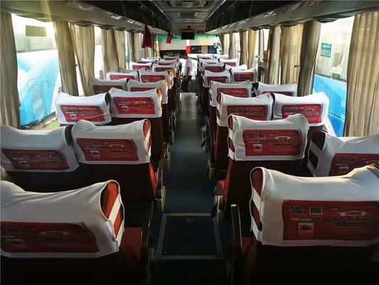 De gebruikte Yutong-Bus ZK6122 49 Gebruikte het Luchtkussenchassis van de Zetelswp.10 Achtermotor 336kw traint Bus