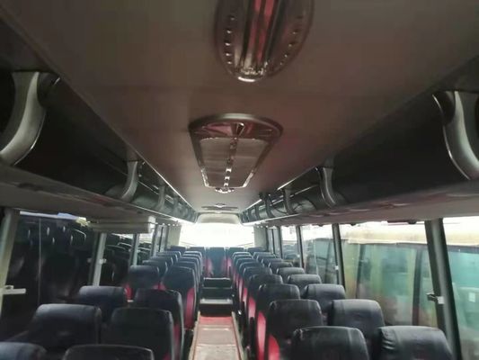 Gebruikte Yutong-Buszk6127 55 Zetels Verlaten Seerting-Luchtkussenchassis Achtermotor Euro III Gebruikte Reisbus voor Afrika