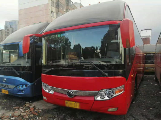 Gebruikte Yutong-Buszk6127 55 Zetels Verlaten Seerting-Luchtkussenchassis Achtermotor Euro III Gebruikte Reisbus voor Afrika