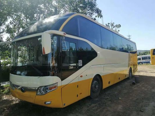 Gebruikte Yutong-Reisbus ZK6127 61 Zetels 2+3 Lay-out Achtermotor Verlaten Leiding EuroIII Lage Kilometer