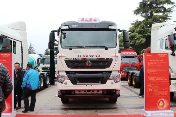 Gebruikte Zware Vrachtwagen 440 van China 8x4 Sinotruk HOWO TX de Vrachtwagen van de Paardekrachtstortplaats