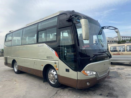 Gebruikte van het het Merk35seats Luchtkussen van Zhongtong van de Reisbus van de Chassisyuchai van de Motor Nieuwe Zetels Achter Grote de Capaciteitsbus 2+2layout
