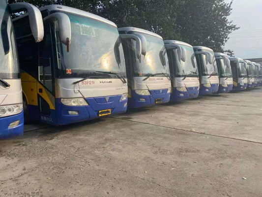 Het gebruikte Merk van de Reisbus gebruikte Foton-Hoogte van de Bus51seats Yuchai de Achtermotor - kwaliteitsbus 243kw