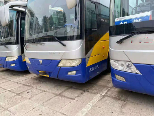 Het gebruikte Merk van de Reisbus gebruikte Foton-Hoogte van de Bus51seats Yuchai de Achtermotor - kwaliteitsbus 243kw