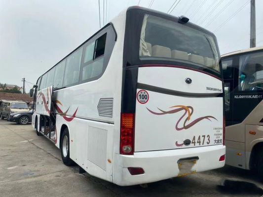 Gebruikte Kinglong-Bus 53 Zetels verdubbelt Deuren Gebruikte Bus Bus XMQ6129 Verlaten Leiding