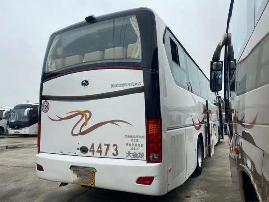 Gebruikte Kinglong-Bus 53 Zetels verdubbelt Deuren Gebruikte Bus Bus XMQ6129 Verlaten Leiding