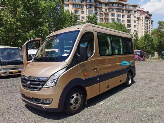 2018 Jaar 14 Zetels Gebruikte Yutong-Bussen Cummins Front Engine 6601D Modelyutong bus