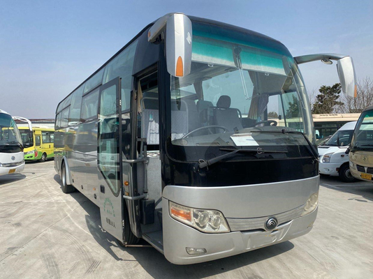 De tweede Handbus Yutong 47 Zetelspassagier Diesel per bus vervoeren gebruikte Bussen van de de Zetels de LHD Gebruikte Stad van Busbuses with leather
