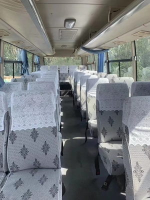 39 Zetels ZK6932d Gebruikte Yutong vervoeren de Leiding van Tweede Handfront engine used coach bus RHD per bus