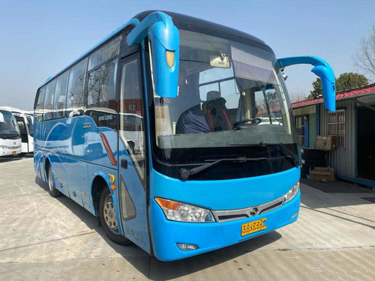 De gebruikte Kinglong-bus van de de Motor Tweede hand van BusBus LHD Front Engine XMQ6802 Yuchai