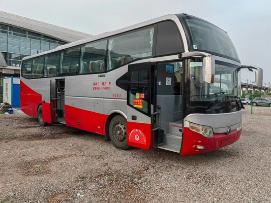 ZK6127 gebruikte Yutong-de Opschortings55seats Twee Deuren van Busbus air bag