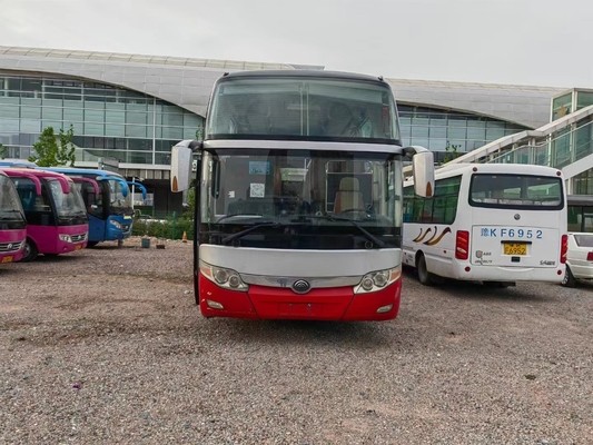 ZK6127 gebruikte Yutong-de Opschortings55seats Twee Deuren van Busbus air bag