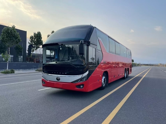 kwaliteit  Luxury Bus Coach Yutong 56 Seats Model ZK6137 Double Rear Axle 2021 Year Airbag Suspension Fabriek
