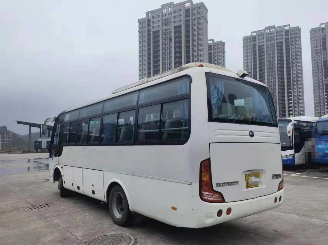 ZK6752D1 gebruikte Mini Yutong Front Engine Coach-Bus 30 de Rechtse Bestuurder Passenger Bus van Seat