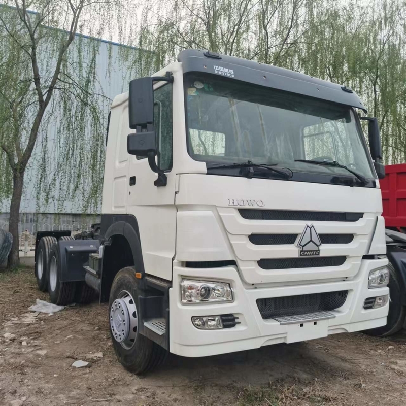Op zwaar werk berekende Gebruikte de Tractorvrachtwagen van Sinotruck van de 10 Wielen Tweede Hand Howo met Weichai-Motor