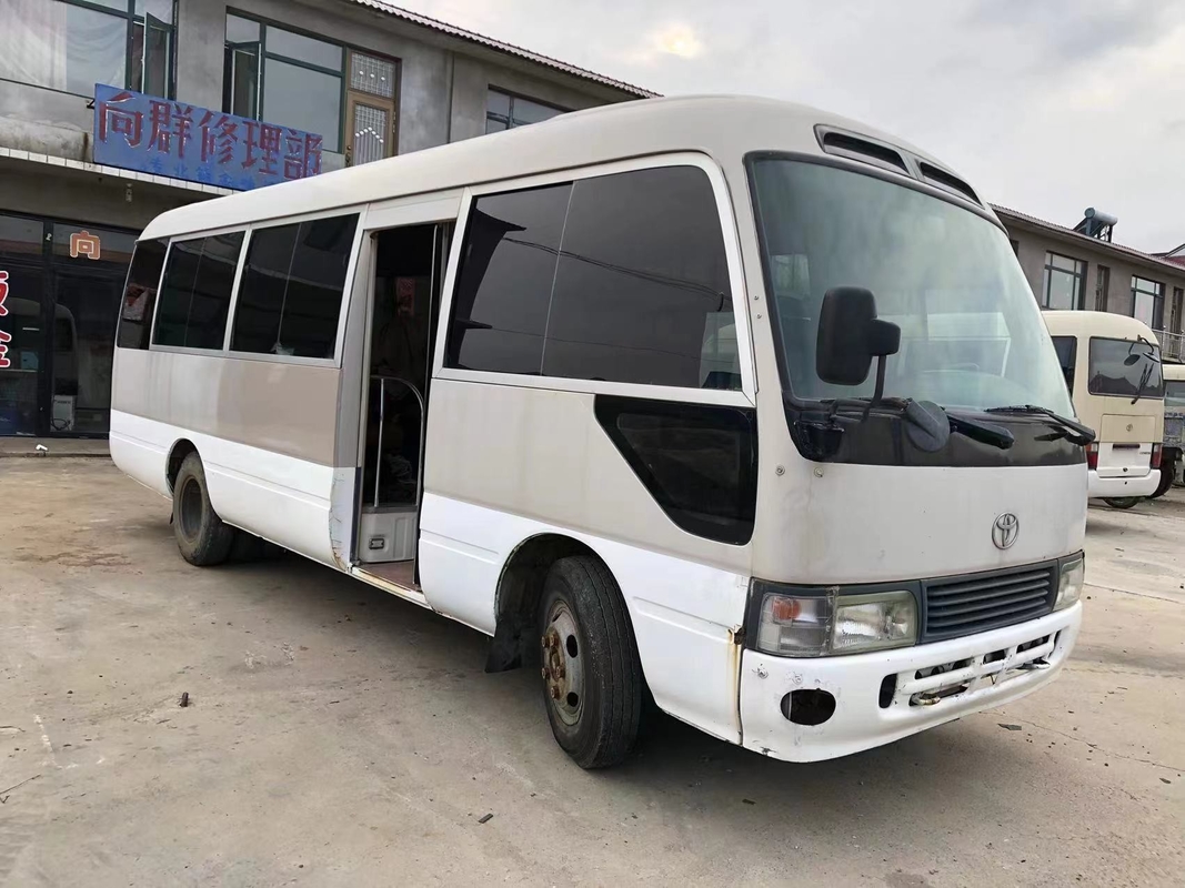 Linkeraandrijving Gebruikte Toyota-Onderlegger voor glazenbus Front Engine 30 Seat-Bus voor Zaken