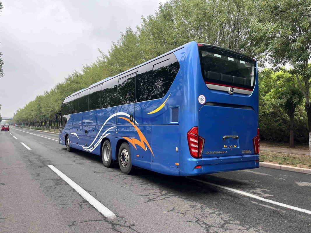 Dubbele Achter de Motorbus 56 van Decker Bus Sightseeing Yutong ZK6148 de Handbestuurder van Seat Leftt