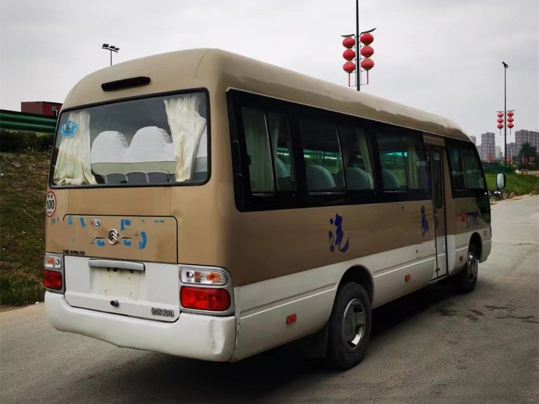 22seats de gouden Dragon Used Coaster Bus Mini-Dieselmotor van BusYuchai 90kw 2015-2017