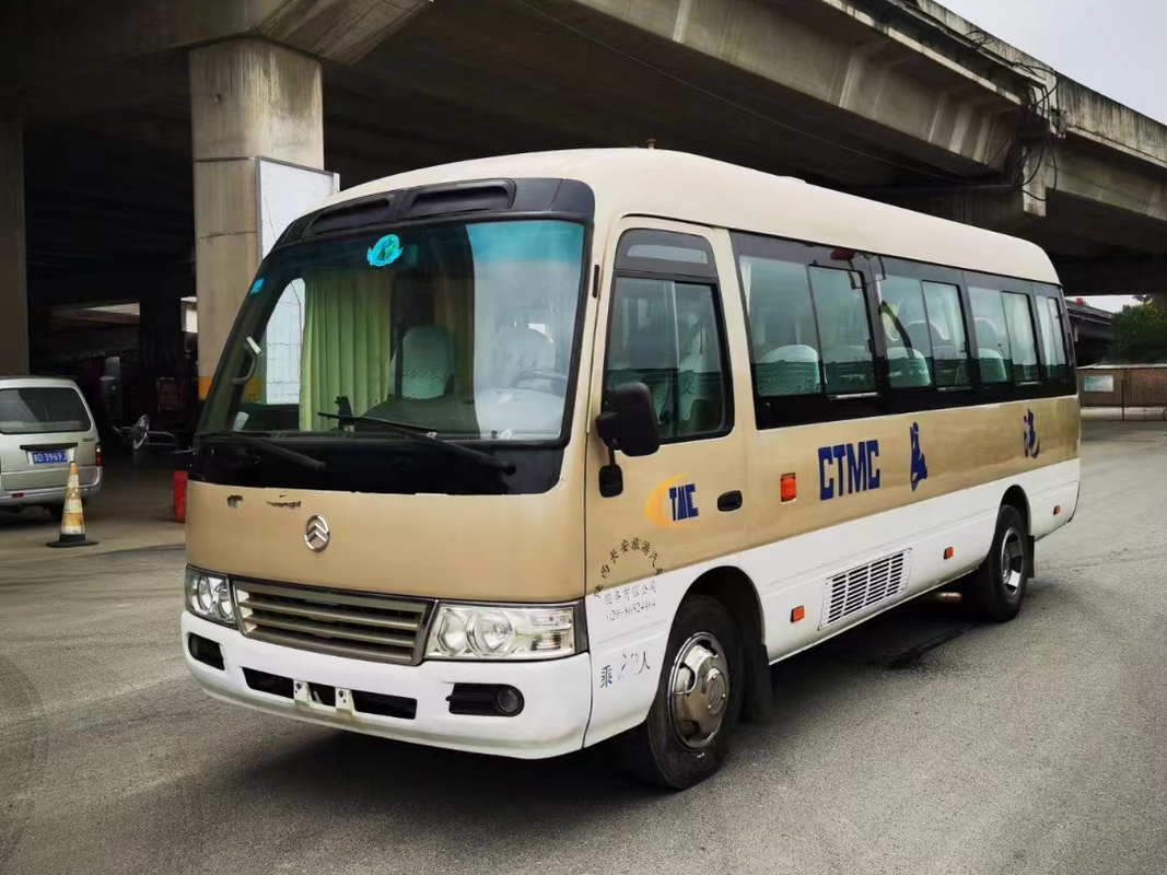 22seats de gouden Dragon Used Coaster Bus Mini-Dieselmotor van BusYuchai 90kw 2015-2017