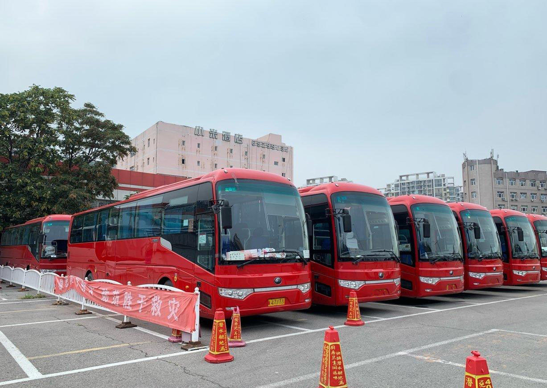 Merk van China gebruikte Yutong-Bussenbus ZK6122 WP10. Dieselmotor 2015-2019 2+2layout 51seats
