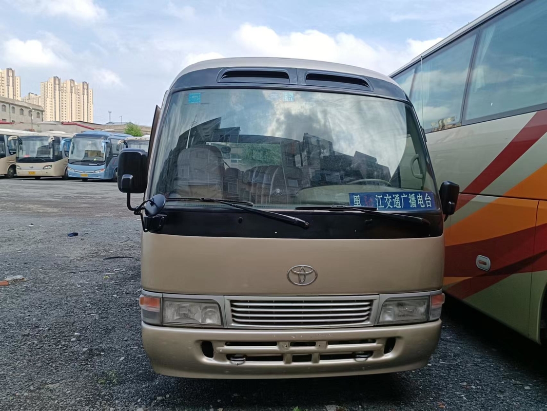 2016 Jaar 29 de Zetels Gebruikte Toyota-Tweede Hand van de Onderlegger voor glazenbus met Diesel 1Hz Motor
