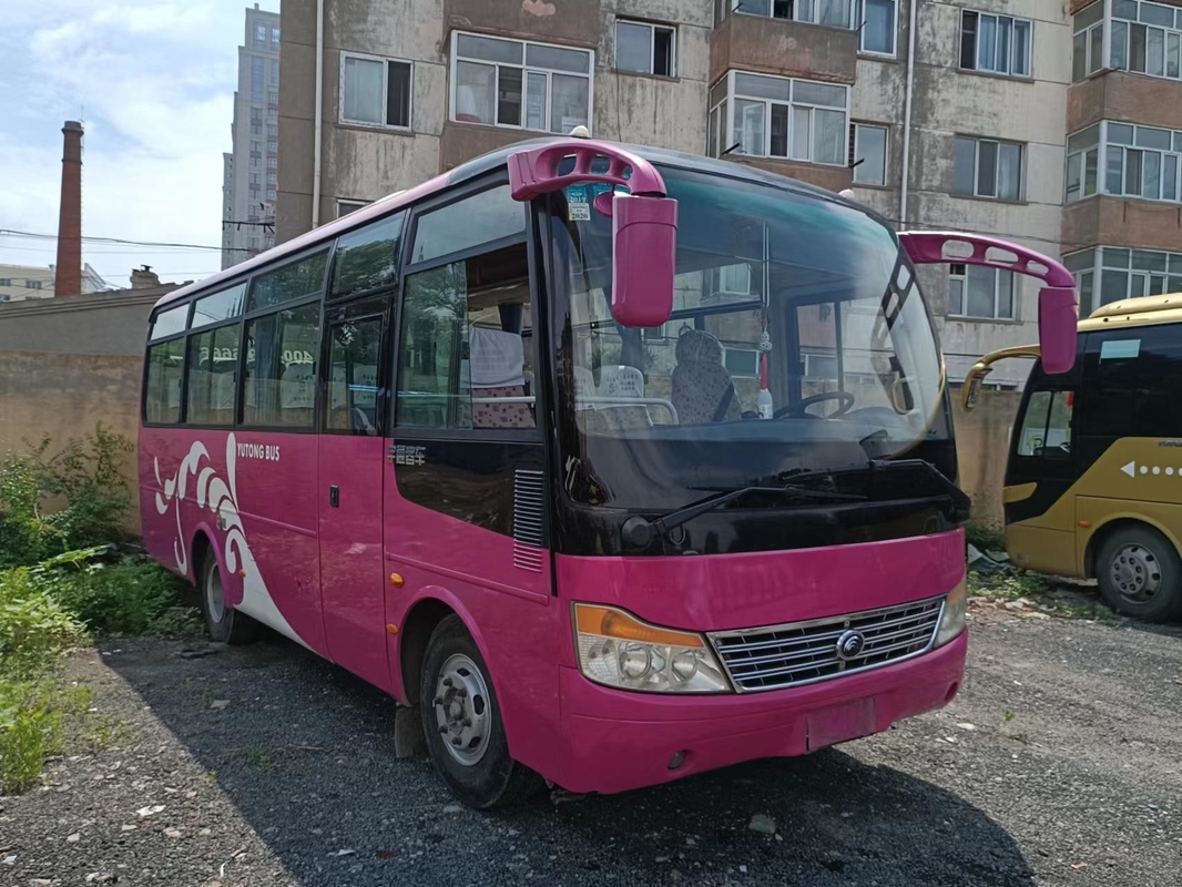 2016 Jaar 31 Zetels Gebruikte Yutong-Bus ZK6752D Mini Bus With Front Engine voor Vervoer