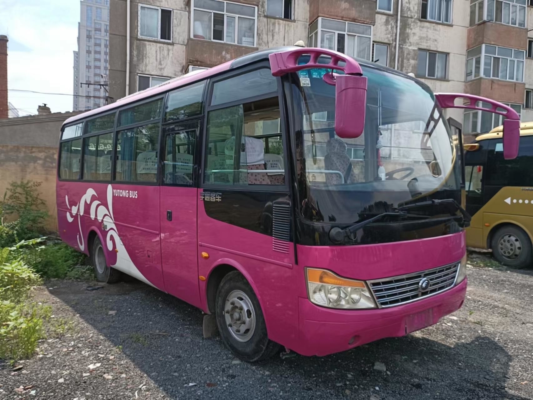 2016 Jaar 31 Zetels Gebruikte Yutong-Bus ZK6752D Mini Bus With Front Engine voor Vervoer