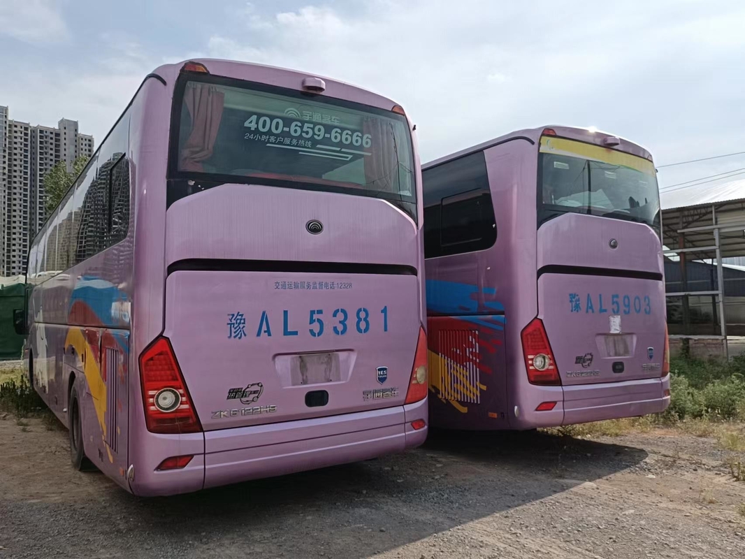 53 de zetels RHD LHD gebruikten de Dubbele Deuren van Busbuses rear engine Yutong Zk6122 Weichai WP.10 247kw