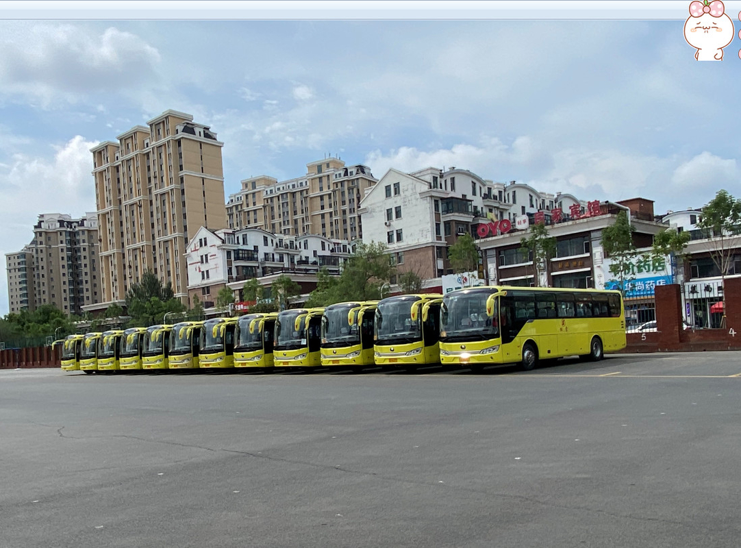 RHD/LHD Beide Beschikbare Gebruikte Yutong-Bussen 3+2 zet Lay-outdiesel 60 Zetelsyutong Bus