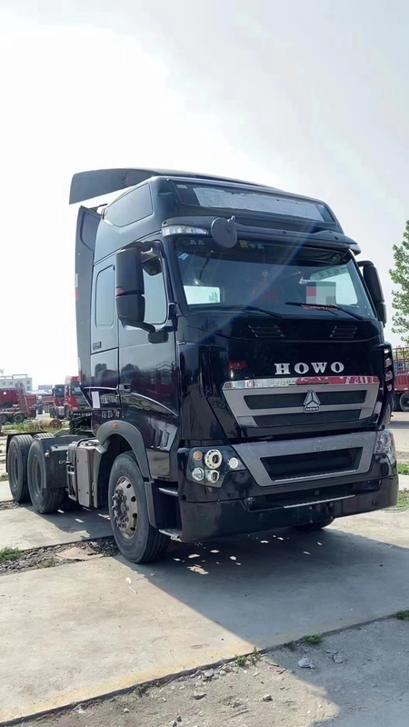 Gebruikte Sinotruck 6*4 10 Wiel 440 van de Tractorhowo T7 van de Paardmacht Hoofd van de de Dieselmotoraanhangwagen het Hoofd
