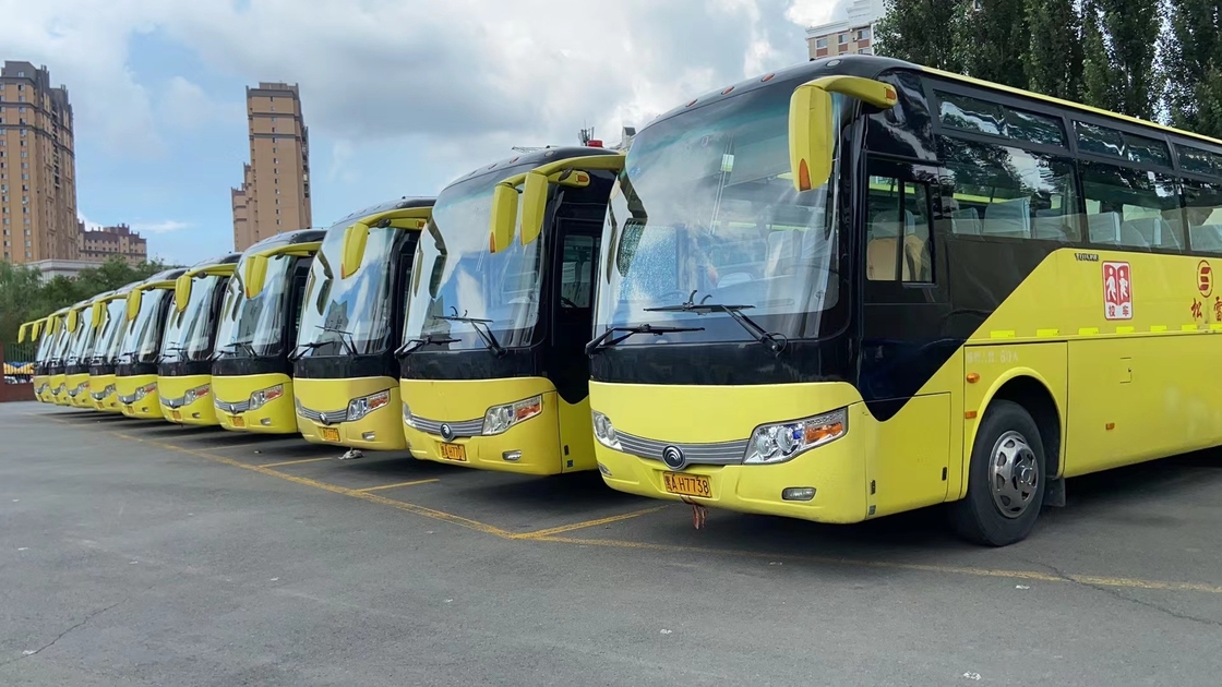 2014 Jaar 60 Zetels Gebruikte Yutong-Bussen ZK6107 met Yuchai-Motor100km/h Leiding LHD