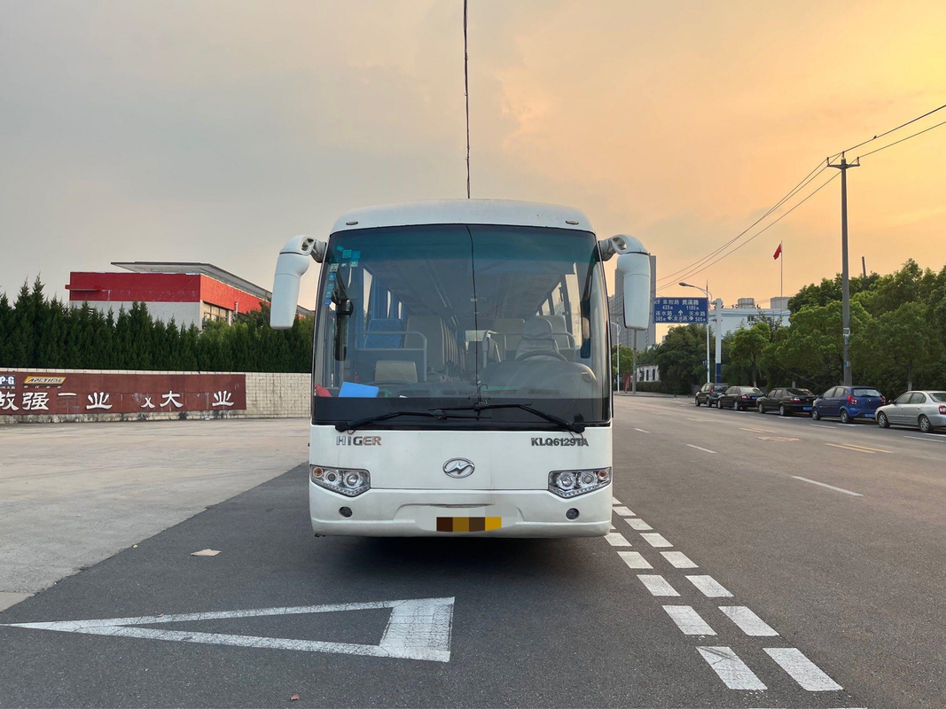 Gebruikte het Hogere Merk van de luchtopschorting Bus Bus 53 Dubbele de Deurenwp.7 Dieselmotor KLQ6129 van Seater
