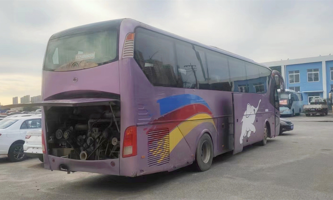 Van het de Bus de Stedelijke Openbare vervoer van ZK6129 Yutong Bus 53seats Twee de Motorbus With Toilet van Deurencummins