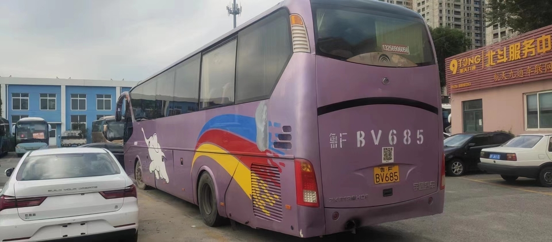 2012 Jaar 53 Zetels Gebruikte Bus Bus Yutong ZK6129HD met Cummins-Dieselmotor Dubbele Deur