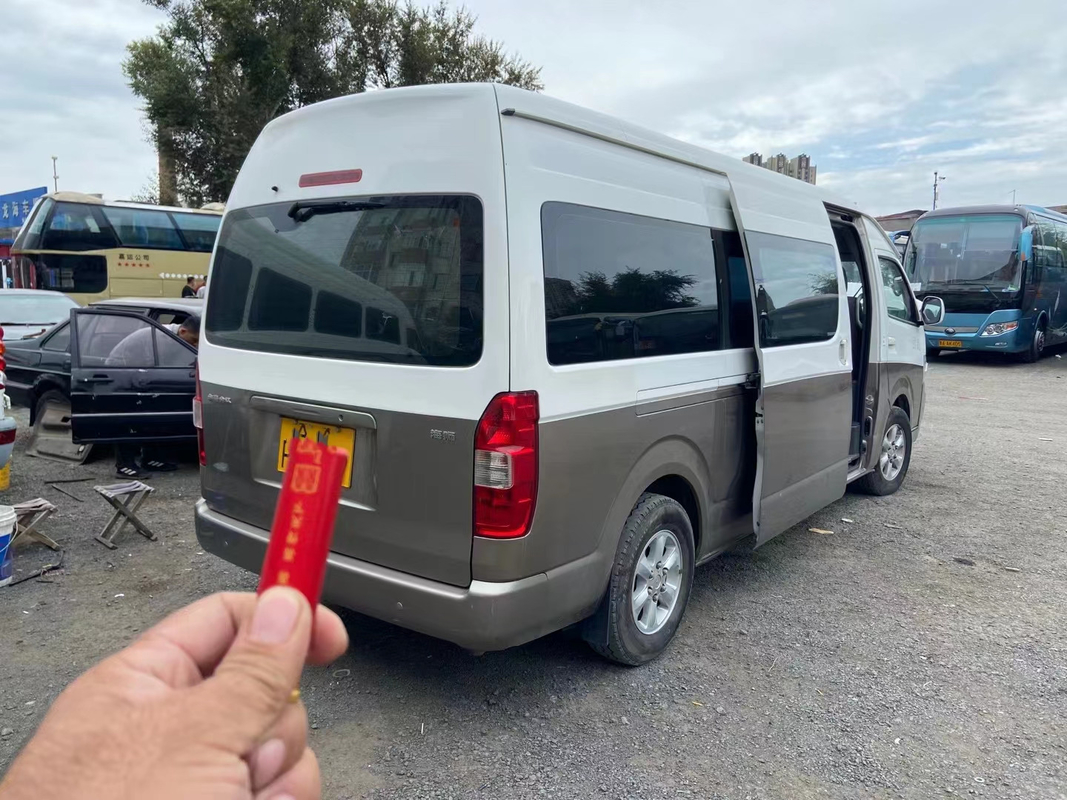 Chinese Gebruikte Mini Van 3TZ de Motorbenzine 2016 Jinbei Hiace van Merkhiace 18seats