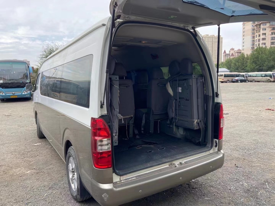 Chinese Gebruikte Mini Van 3TZ de Motorbenzine 2016 Jinbei Hiace van Merkhiace 18seats