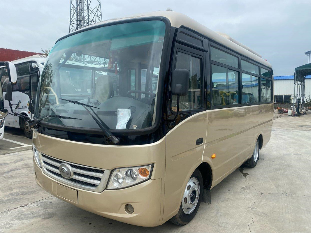 Zk6608d de Gebruikte Bus Euro IV van Mini Bus Yuchai Engine 85kw Yutong Linkeraandrijving
