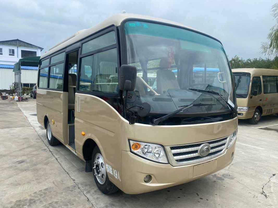 Zk6608d de Gebruikte Bus Euro IV van Mini Bus Yuchai Engine 85kw Yutong Linkeraandrijving