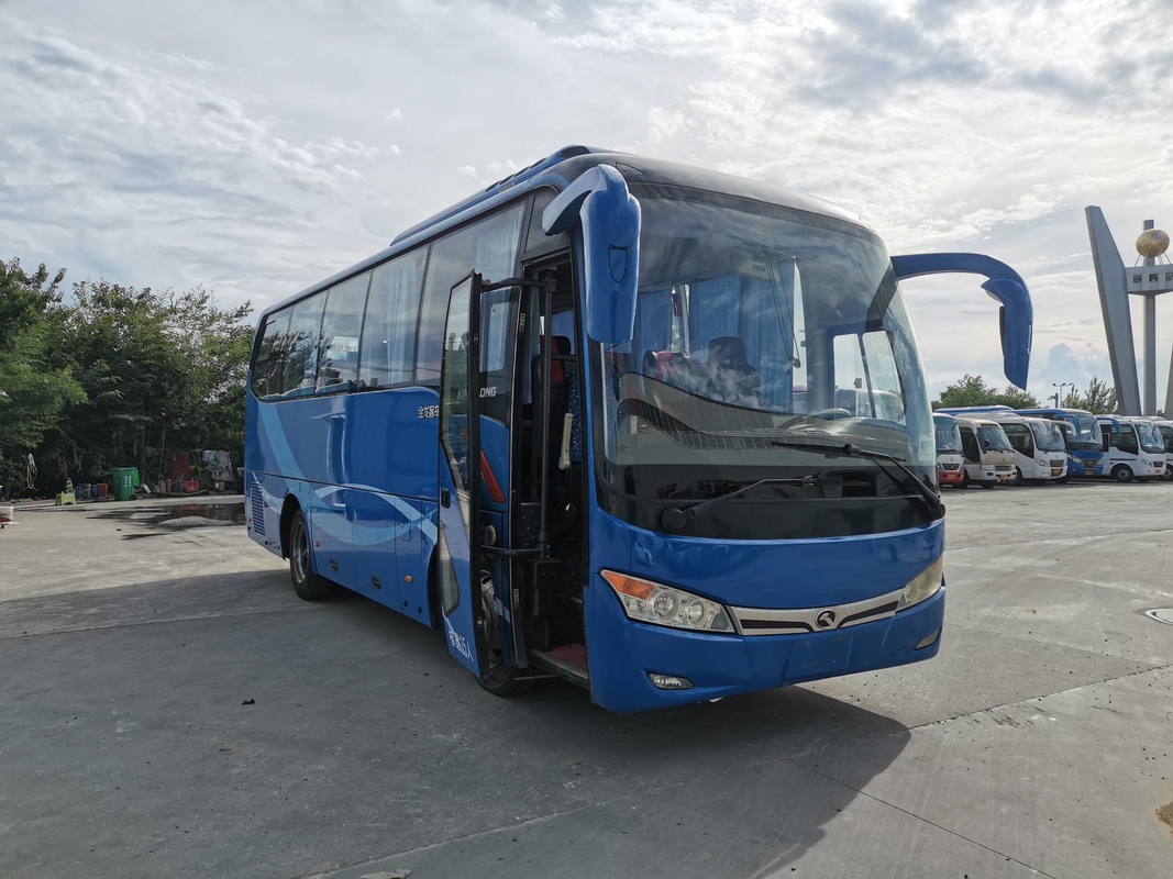 XMQ6802 de gebruikte Bus 35seats van de Buskinglong Verlaten Leiding Elektrische het Luchtkussenopschorting van YC4G 147kw